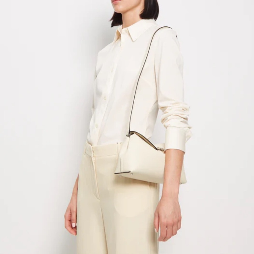 TOTÊME T-Lock Crossbody Bag — Milk - Picture 7 of 8